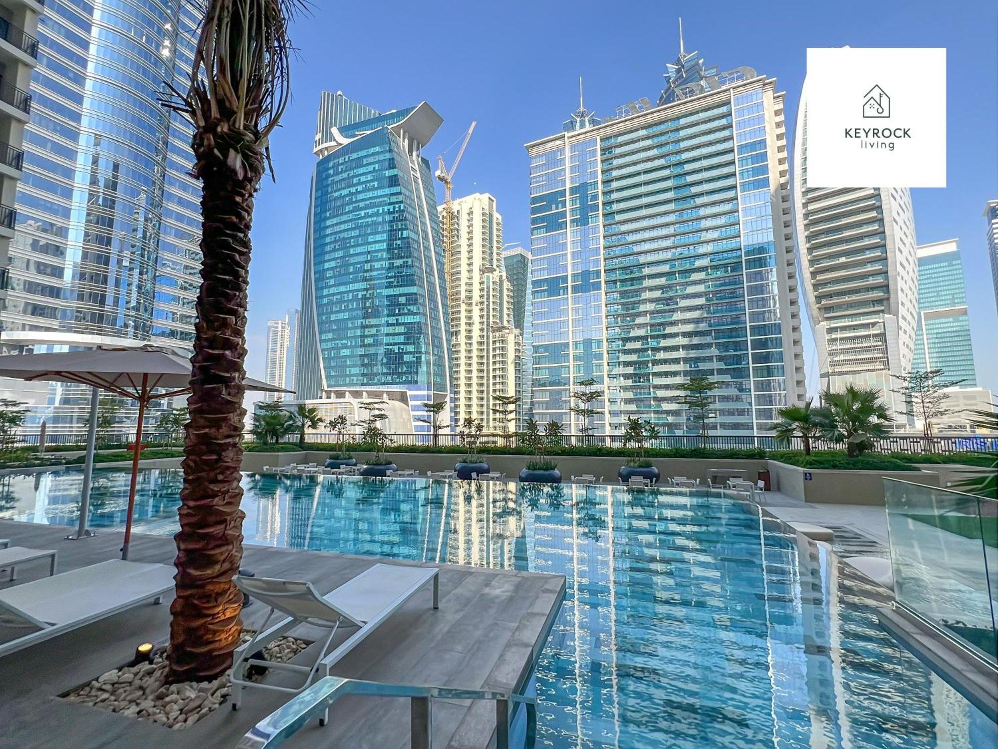 Keyrock Living - 1 Bedroom Apartments - Business Bay - Near Metro Station - Zada Tower Dubai Exterior foto